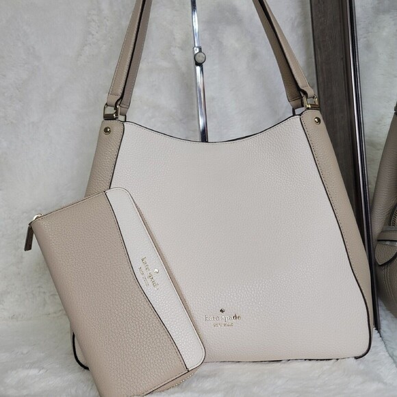 kate spade Handbags - WoW! kate spade New York Designer Shoulder Bag Purse Tote Handbag + Wallet NWT